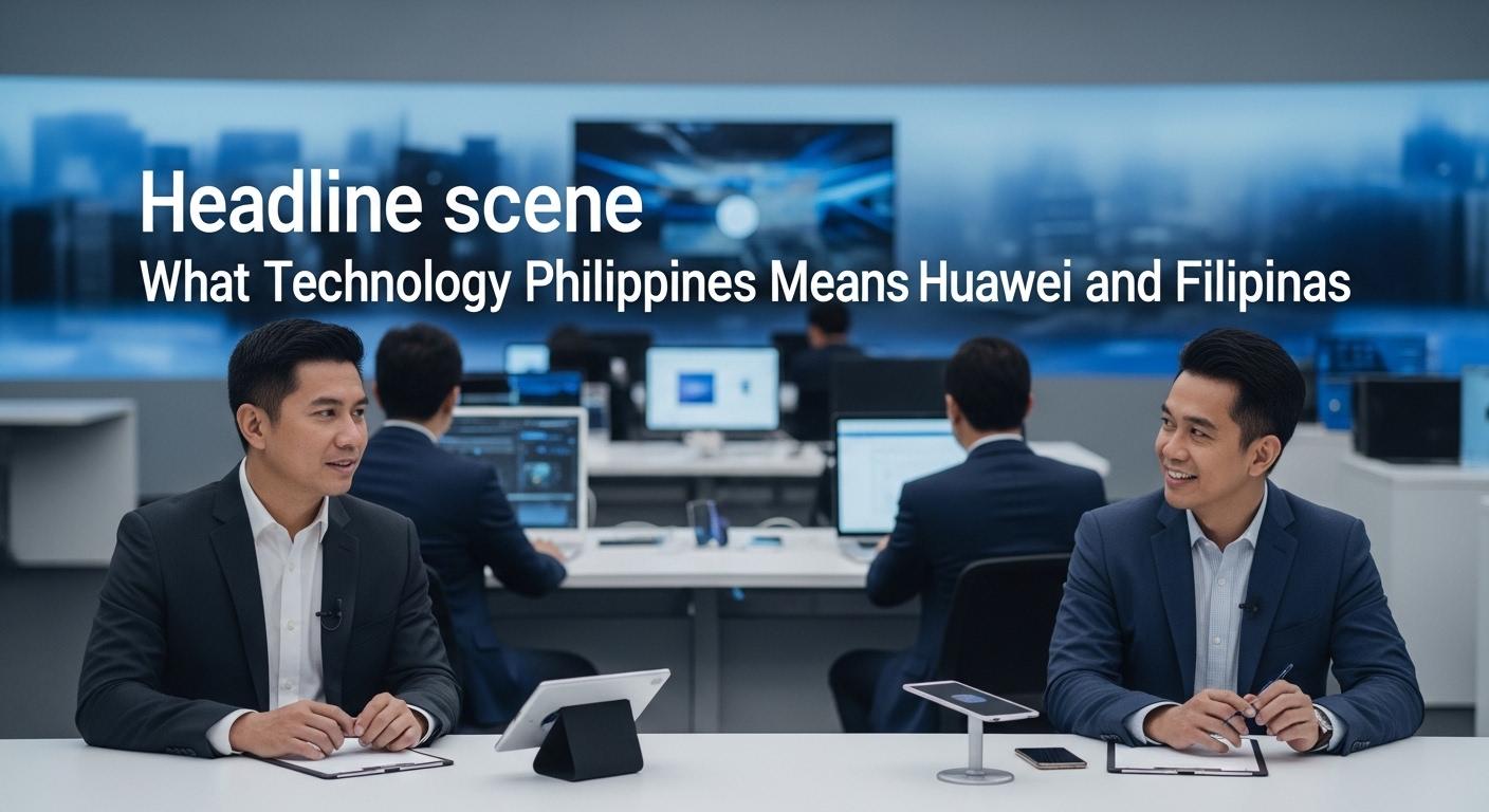 Philippines technology ecosystem with Huawei collaboration and AI policy overlays.
