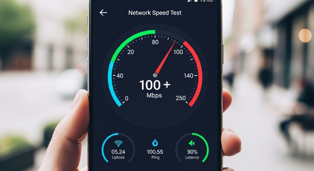 mobile network speed test 5G vs 4G