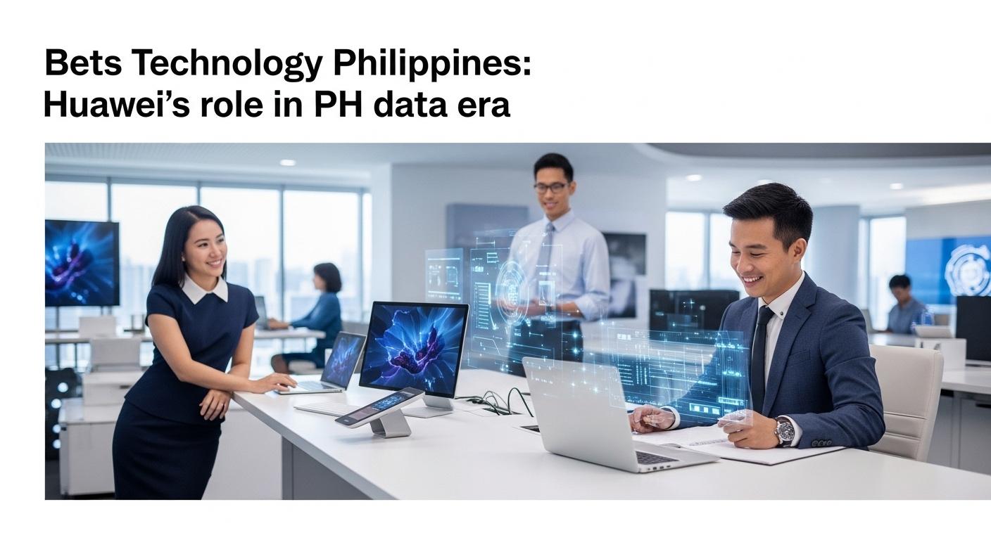 Philippines digital infrastructure with data centers and 5G towers amid a cityscape at dusk.