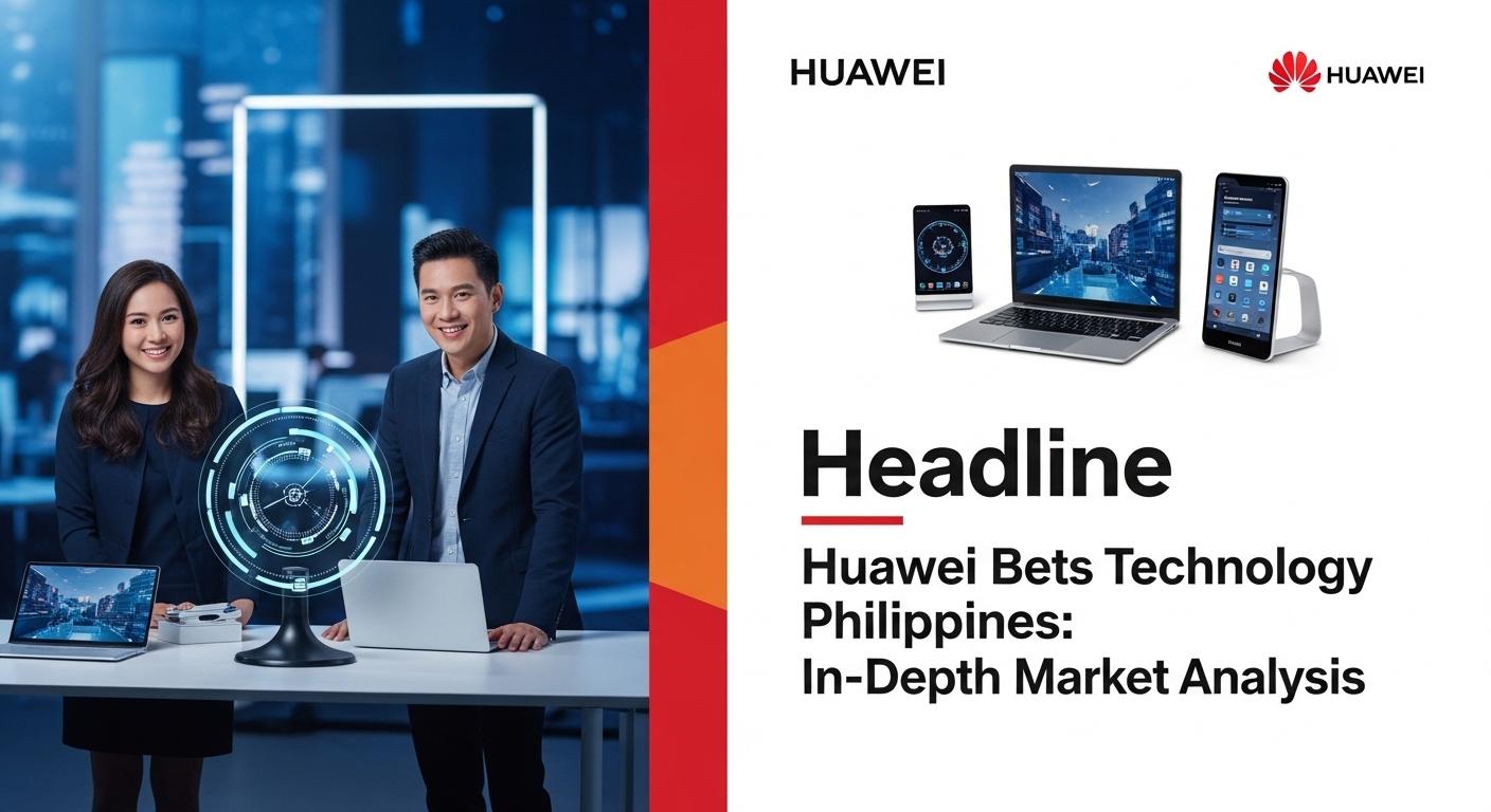Philippines data center with Huawei branding and local partners, symbolizing investment in local tech infrastructure.