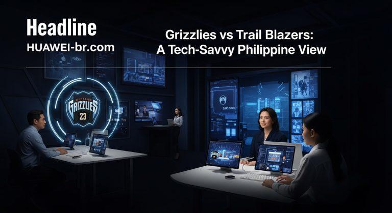 Broadcast analytics overlay for grizzlies vs trail blazers in a modern studio.