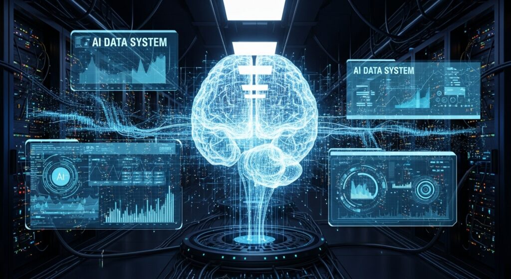 AI data system processing technology